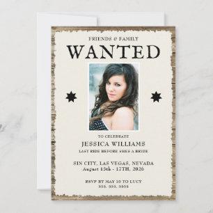 Convite Foto & Código QR Despedida de Solteira