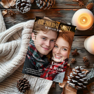 Convite Foto da Capa da Revista Holiday Soirée