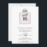 Convite Foto da décima sexta Festa de aniversário doce<br><div class="desc">Jogue uma doce e fabulosa festa de aniversário 16 para sua filha com este convite maravilhoso. Apresentando um rosa com design de garrafa de perfume, este convite é para que sua filha se sinta a estrela do show. Com bastante espaço para a data, hora e local da festa, este convite...</div>
