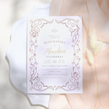 Foto da Elegante Quinceañera, Frame Dourado Gilded