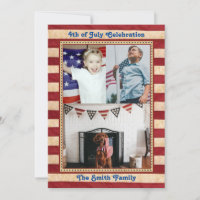 Foto da família American Flag 3 4º, celebrada em J