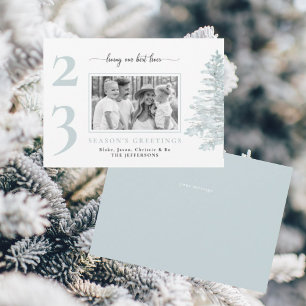 Convite Foto Da Família Ice Blue Vivendo Nossas Melhores V