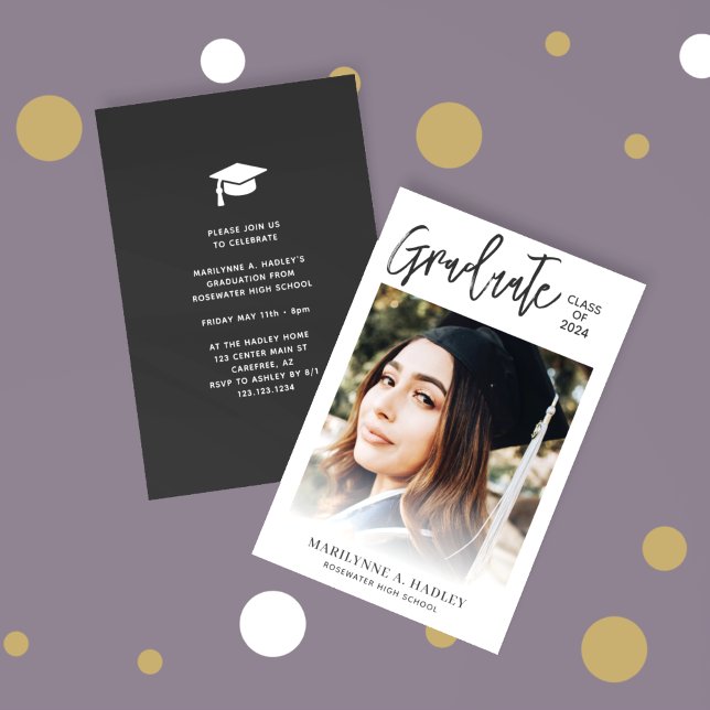 Convite Foto da Festa de formatura 2024 (Criador carregado)