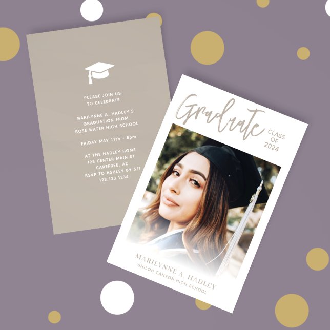 Convite Foto da Festa de formatura 2024 (Criador carregado)