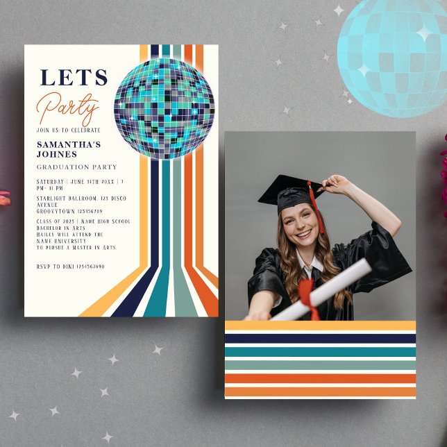 Convite Foto da Festa de formatura Retroativa da Última Da (Criador carregado)