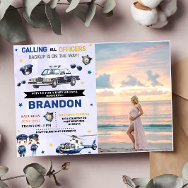 Convite Foto da Festa de primeiro aniversario do Policial