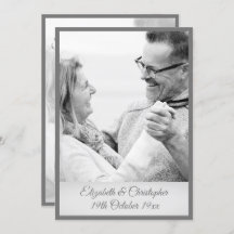 Foto de 25 do Aniversário Foto de Prata Preta