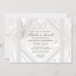 Convite Foto de 30º Aniversário