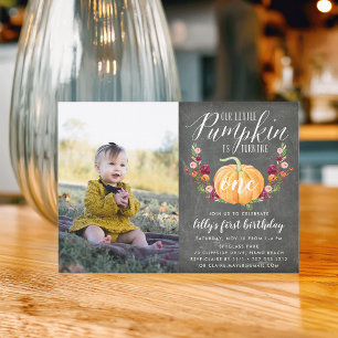 Convite Foto de Aniversário de Idade Personalizada de Outo
