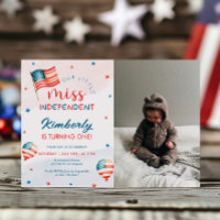 Foto de aniversário independente de 4 de julho