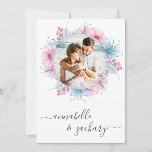 Convite *~* FOTO DE Casal Foral RSVP + QR AR AR6 Invólucr