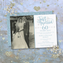 Foto de casamento do 60º aniversário de casados