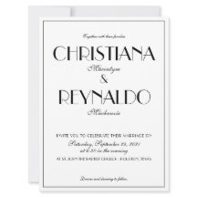 Foto de Casamento do Na moda moderno Elegante Roar