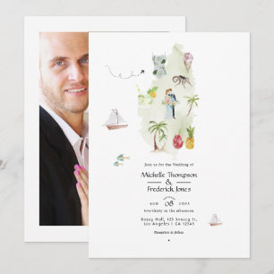 Convite Foto de casamento em Saint Lucia