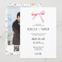 Foto de casamento floral de Arco rosa-claro e códi