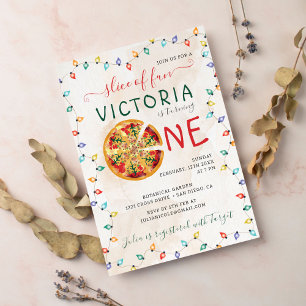 Convite Foto de CHURRASCO de pizza fatia pictaria engraçad