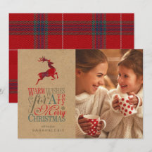 Foto de Desejos Quentes Kraft e Tartan Vermelho ID
