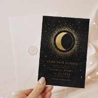 Foto de estrelas pretas à meia-noite celestial Sal