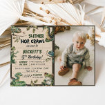 Convite Foto de Festa de aniversário de Reptile Themed Kid<br><div class="desc">Convite de Fotografia de Festa de aniversário de Reptile Themed Kid</div>
