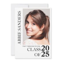 Foto de Formatura da Turma de 2025 Preto Branco