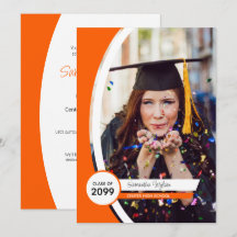 Foto de Formatura em Quadro Curvo Laranja