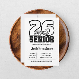 Convite Foto de Formatura Senior 2026