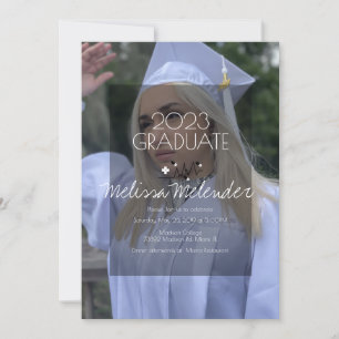 Convite Foto de Graduação de Enfermeira Médica Moderna 202