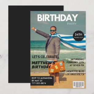 Convite Foto de Humor da Revista Black para 34º aniversári