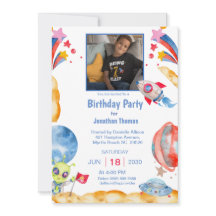 Foto de Meninos Astronauta Espacial Exterior Verme