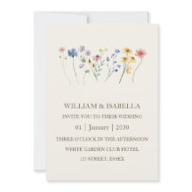 Foto de Monograma de Flor Silvestre Pastel Bege