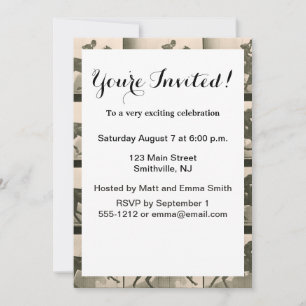 Convite Foto de Movimento do Cavalo em Movimento