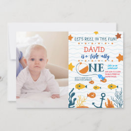 Convite Foto de O-fish-primeiro aniversario de pesca