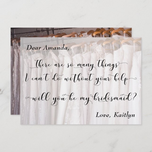 Convite Foto de palhaços de casamento, você será minha dam (Frente/Verso)