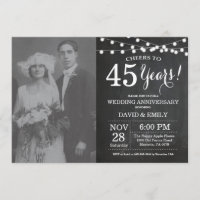 Foto de Quadro de Giz para 45º Aniversário de Casa