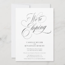 Foto de Recepção de Casamento com Caligrafia Elega