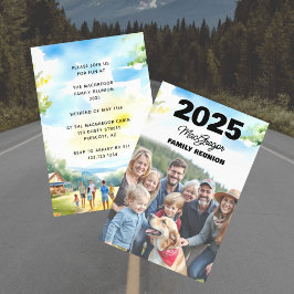 Convite Foto de Reunião da Família