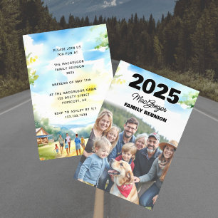 Convite Foto de Reunião da Família