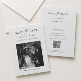 Convite Foto de Save The Date de Casamento