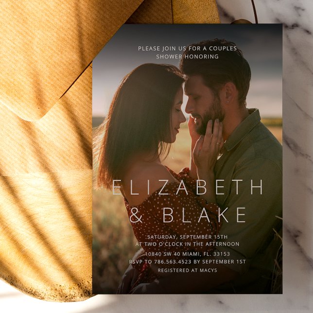 Convite Foto De Tipografia Minimalista E Moderna (Criador carregado)