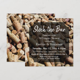 Convite Foto de Vinho, Stock de Casais Bares Chá 2