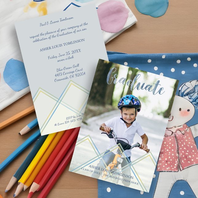 Convite Foto Delicada de Transparencia prévia a la graduaç (Criador carregado)