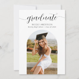 Convite Foto do Arch 2 do Formando de Script Moderno