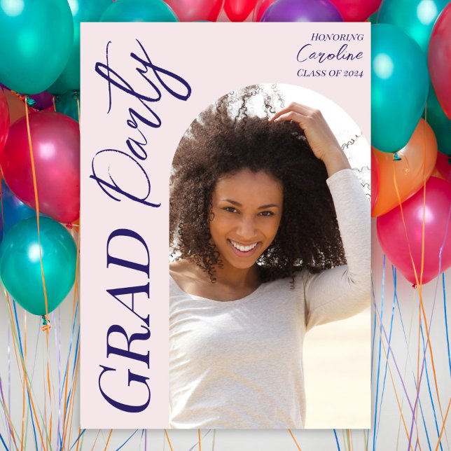 Convite Foto do Arco de Script da Festa de formatura Moder (Criador carregado)