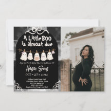 Foto do Chá de Bebê Um Pequeno Boo Está Quase Cheg