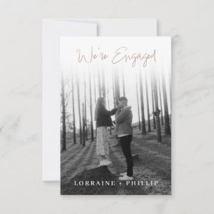 Convite Foto do Cheio clássico: estamos em um gradiente br