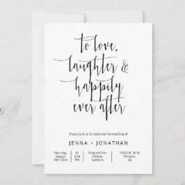 Convite Foto do Código QR de Casamento Simples Moderno Min