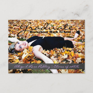 Convite Foto do formando - 3x5 Faixa do Quadro
