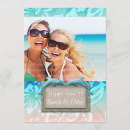 Convite Foto do lançamento do Formando Dolphin Beach Luau 