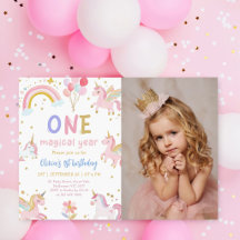 Foto do Magical One Unicorn 1º Aniversário