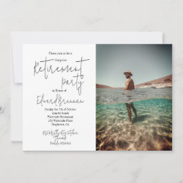 Convite Foto do Partido de Reforma, Palm Beach Modern